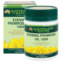 Australian by Nature Evening Primrose Oil 1000mg - 100 Capsules ABN00616