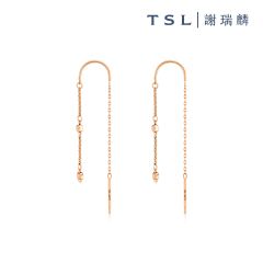 TSL|謝瑞麟 - 18K玫瑰色黃金耳環 AG702