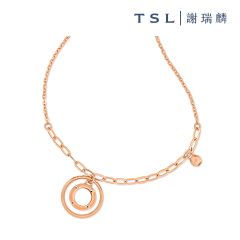 TSL|謝瑞麟 - 18K玫瑰色黃金手鍊 AG968