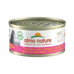 Almo Nature - HFC Jelly 三文魚 雞肉 (70g)貓罐頭 #9030/001013