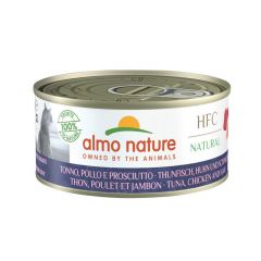 Almo Nature - HFC Natural 吞拿魚 雞肉 火腿 (150g)貓罐頭 #5131/001204