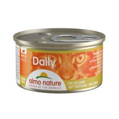 Almo Nature - Daily 火雞(85g)成貓主食慕絲罐頭 #154/125030