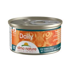 Almo Nature - Daily 吞拿魚 雞肉(85g)成貓主食慕絲罐頭 #148/125573