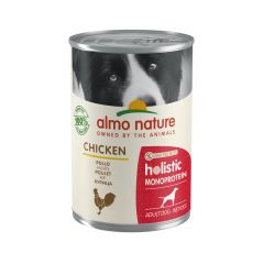 Almo Nature - 單一肉類主食濕糧-雞肉 (400g) 狗罐頭 #198/126464
