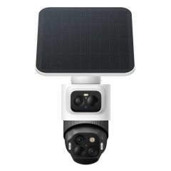 Eufy - by Anker eufyCam S4 4K Triple-Lens Bullet-PTZ Camera With Solar Panel - T8172