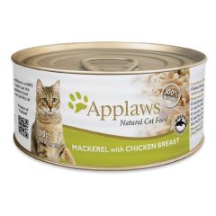 Applaws - 貓罐頭 -鯖魚&雞胸 (70g) Mackerel with Chicken Breast (1件 / 6件)
