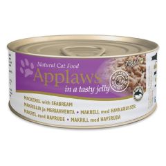 Applaws - 貓啫喱系列 – 鯖魚&鯛魚 (70g) Mackerel with Seabream(1件 / 6件)