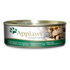 Applaws - 貓罐頭 - 吞拿魚&紫菜 (156g) Tuna Fillet with Seaweed(1件 / 6件)