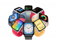Apple Watch SE GPS 40mm鋁金屬錶殼配運動錶帶