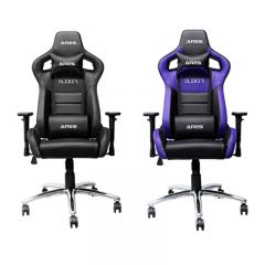 ARES - ELIXIR Series Gaming Chair (Black/Purple) ARES-ELIXIR-all