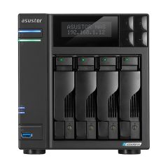 ASUSTOR - Lockerstor Gen 2+ AS6704T V2 (LCD Panel) NAS AU-NAS-AS6704T2