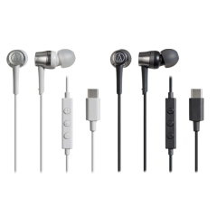 Audio Technica - ATH-CKD3C USB Type-C Wired In-Ear Earphones (Black/White)