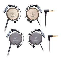 Audio Technica - ATH-EM7x Aluminum Ear Fit Wired Headphone (Grey Metallic/Champagne Gold)