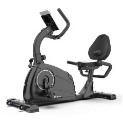 AXWellness - Bluetooth Indoor Recumbent Exercise Bike - Black CR-AXW-B0003_BLACK