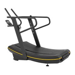 AXWellness - Commercial Professional Manual Non-Electric Motorized Curved Treadmill (High Handle) AXW-T0011
