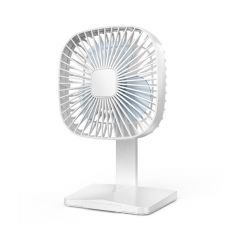 B&C Korea - New portable large-capacity rechargeable 6-inch shaking head fan detachable desktop desk fan (3Color) B0122_All