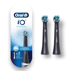 Oral-B - iO Ultimate Clean Brush Heads 2 pcs (Black)  B01534