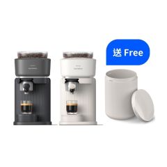 Philips - Baristina Espresso machine BAR300/00 (Milky White / Black Grey) CR-BAR300-MO