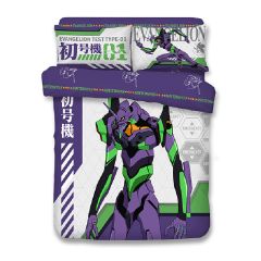 UJI Bedding - 1900 Threads Bamboo Textile Bedding Set - Evangelion EA2401 (Multi Options) BCS-EA2401-MO