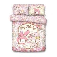 Uji Bedding - 1900 Threads Bamboo Textile Characters Bedding Set - My Melody(5 Sizes option) BCS36-MM2102-MO