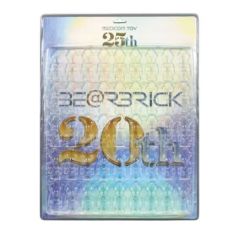 Be@rbrick - 20th/Medicom Toy 25th Anniversary Limited Edition Display Blister Board CR-Bear-20th-Board