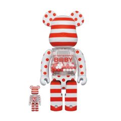 Be@rbrick - My First Baby 100% & 400% SetRed & Silver Chrome Ver. CR-Bear-Set-RnS-400