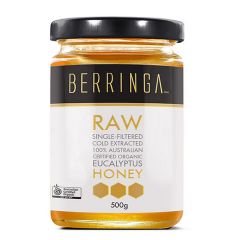 Berringa - Australian Certified Organic Eucalyptus Honey (500g) - Everyday Use BEBE010