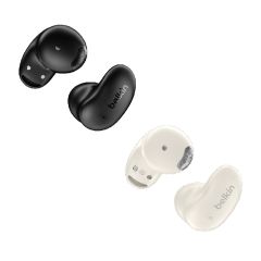 Anker - SoundForm Anywhere True Wireless Bluetooh Earbuds AUC014 (Black/Cream) BELKI_AUC014_ALL