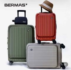 [The Club 獨家預購]BERMAS - 高端前開蓋煞車行李箱 2.0 (20/26/29吋) (6色可選)