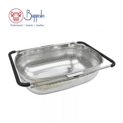 Buffalo - Stainless Steel Expandable Colander for Washing Vegetables and Fruits (408134) BF-408134