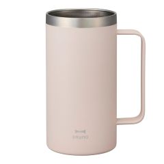 BRUNO - Stainless Mug with Handle 500ml - BHK295 (Pink/Ivory/Green) BHK295-MO-R