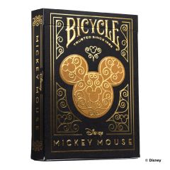 Bicycle - Playing Cards - Bicycle Disney Black & Gold Mickey - 10038680 CR-Bi_BlacknGoldMic