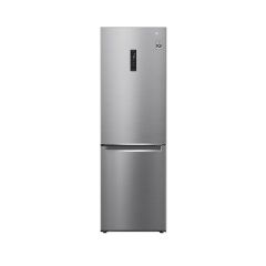 LG - 341L Bottom Freezer 2 Doors Refrigerator with Smart Inverter Compressor Noble Steel M341S17 BL_M341S17