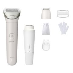 Philips - Wet & Dry Series 8000 Cordless Lady Shaver with Facial Hair Remover | BRL159/00 CR-BRL159_00