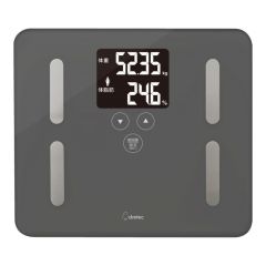 Dretec - 日本體重體脂磅 (灰色/啡色) BS-248 BS-248-MO