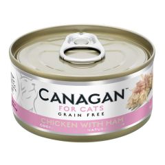 Canagan - 雞肉伴火腿貓罐頭 (75g) #WH75 CANA-WH75