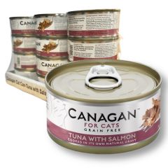 Canagan - 吞拿魚伴三文魚貓罐頭 (75g x 12罐) #WL75_12 CANA-WL75-12