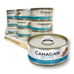 Canagan - Tuna with Mussels|Cat Can (75g x 12 Cans) #WM75_12 CR-CANA-WM75-12