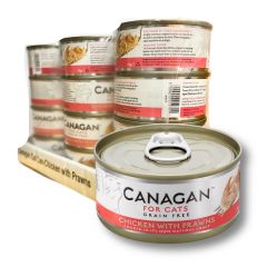 Canagan - 雞肉伴蝦貓罐頭 (75g x 12罐) #WN75_12 CANA-WN75-12