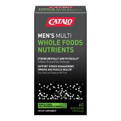 CATALO Men’s Multi Whole Foods Nutrients Formula 60 Capsules catalo3392