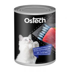 Ostech - 貓 濕糧 金槍魚＆鯷魚罐頭 400g CCOSTAJ