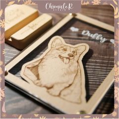 Chronicle.R - Handmade Wooded Art Frame CR-ChronicleR-001