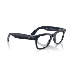 Meta Ray-Ban - Wayfarer (Gen 2) 智能眼鏡 亮面宇宙藍 透明至藍寶石變色鏡片 (標準) 高鼻樑架 [平行進口] RW4012-6628MF50 | CKA36114