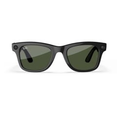 Meta Ray-Ban - Wayfarer (Gen 2) 智能眼鏡 亮面黑色 G-15綠色鏡片 (標準) 高鼻樑架 [平行進口] RW4012-601/7150 | CKA36118