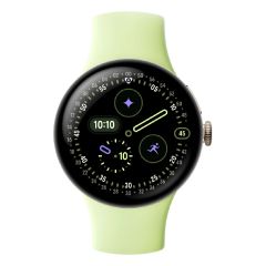 Google - Pixel Watch 4 | 41mm | Wifi | Champagne Gold Aluminum Case / Lemongrass Active Band - Parallel Imports CR-CKA36228