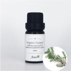 Aster Aroma Organic Cajeput Essential Oil (Melaleuca leucadendron cajaputi) - 10ml CL-020090010O