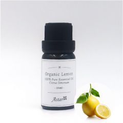 Aster Aroma Organic Lemon Essential Oil (Citrus limonum) - 10ml CL-020260010O