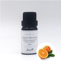 Aster Aroma Organic Mandarin Essential Oil (Citrus reticulate) - 10ml CL-020310010O