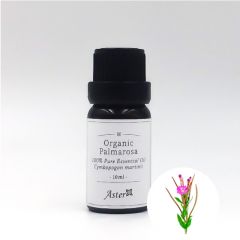 Aster Aroma Organic Palmarosa Essential Oil (Cymbopogon martini) - 10ml CL-020380010O