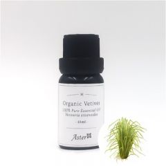Aster Aroma Organic Vetiver Essential Oil (Vetiveria zizanioides) - 10ml CL-020500005